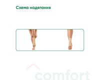 Бандаж на гомілковостопний суглоб Медтекстиль 7101 еластичний, середньої фіксації, розмір M