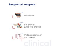 Корсет зігріваючий з 3-ма ребрами жорсткості Медтекстиль 3041 ортопедичний, розмір XS-S